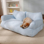 Washable Pet Bed Pet Sofa Bed Warm Soft Comfortable Removable Washable Anti Skid Bottom Cat Couch Bed for Cats Dogs