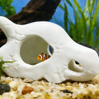 Fish Tank Anime Style Skull Decoration Ocean Display Submerged Decoration Fish Shrimp Shelter Aquarium Safe Home Decorations