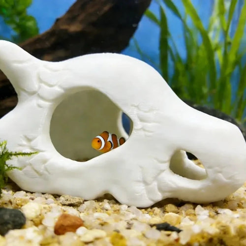 Mincy Pets Anime Skull Fish Tank Aquarium Decoration product photo.
