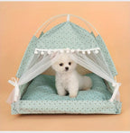 Pet Tent Bed Cats House Supplies Products Accessories Warm Cushions Furniture Sofa Basket Beds Winter Clamshell Kitten Tents Cat