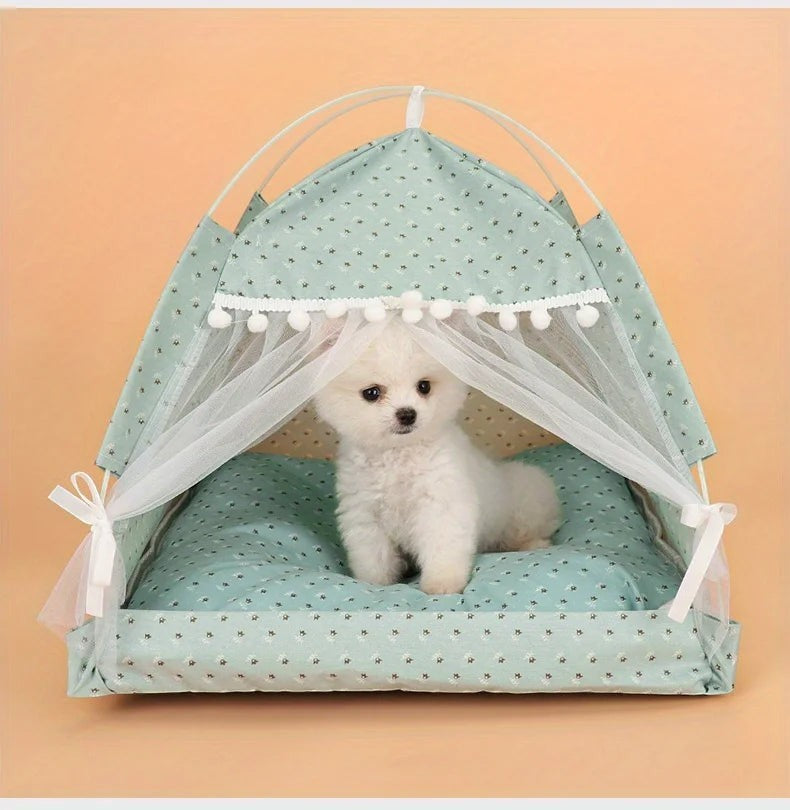 Pet Tent Bed Cats House Supplies Products Accessories Warm Cushions Furniture Sofa Basket Beds Winter Clamshell Kitten Tents Cat