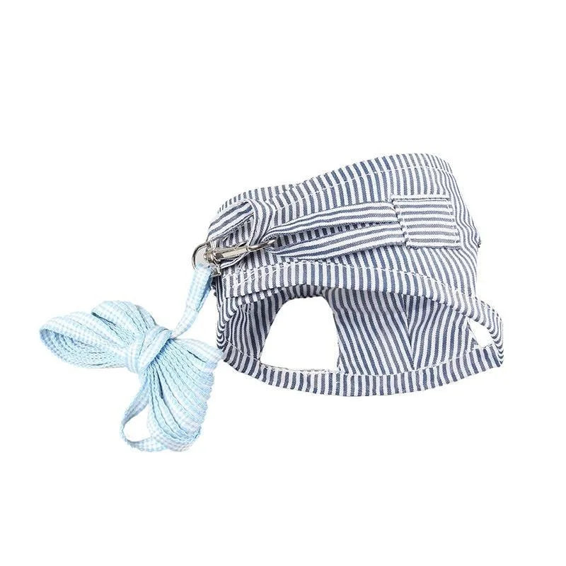 Floral Summer Pet Clothes with Harness & Leash Set Small Animal Outfit for Hamster Guinea Pig Squirrel Mice and Small Pets