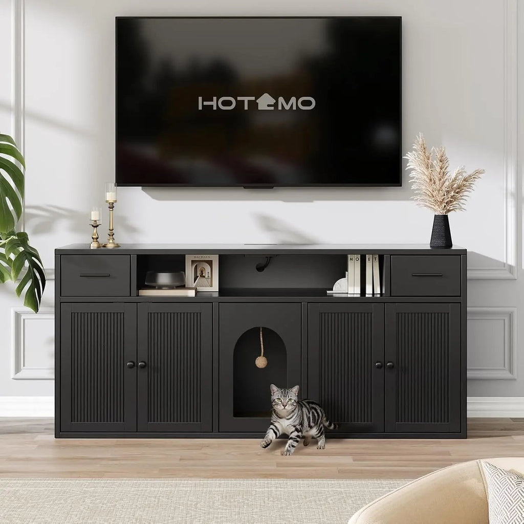 Charcoal Litter Cabinet