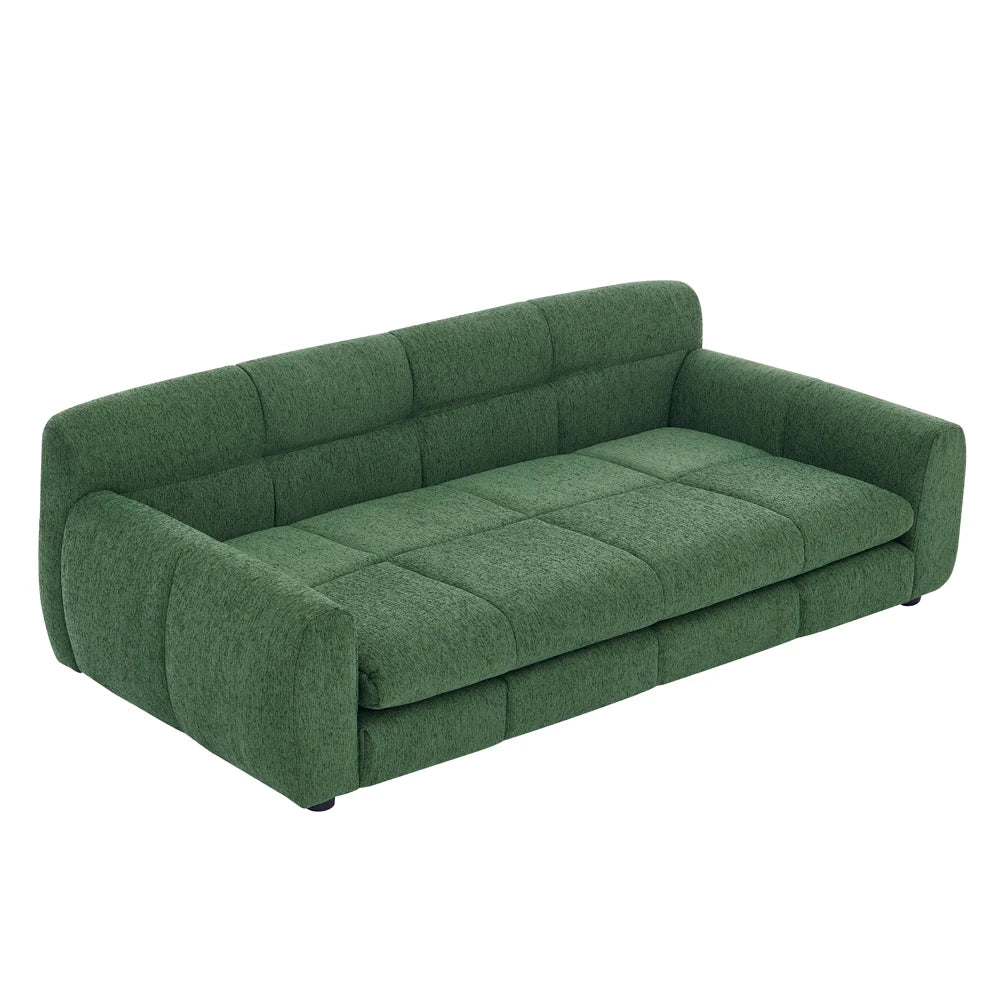 Olive Linen Dog Sofa Bed