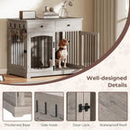 Woodgrain Kennel Cabinet