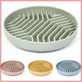 Slow Feeder Dog Bowls, Puzzle Silicone with Suction Cups, Anti-Choking, Non-Slip, Reduces Boredom & Anxiety for Medium to Small Dogs & Cats