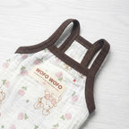 Pet Cotton Vest Summer Dog Cat Bear Print Breathable Light Cute Daily Chihuahua Pug York Teddy Girl Puppy T-shirt