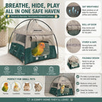 1PC Breathable Mesh Small Pet Tent Hamster Hideout Foldable Parrot Cage Nest Sugar Glider Sleeping Beds Guinea Pig Cozy Habitats