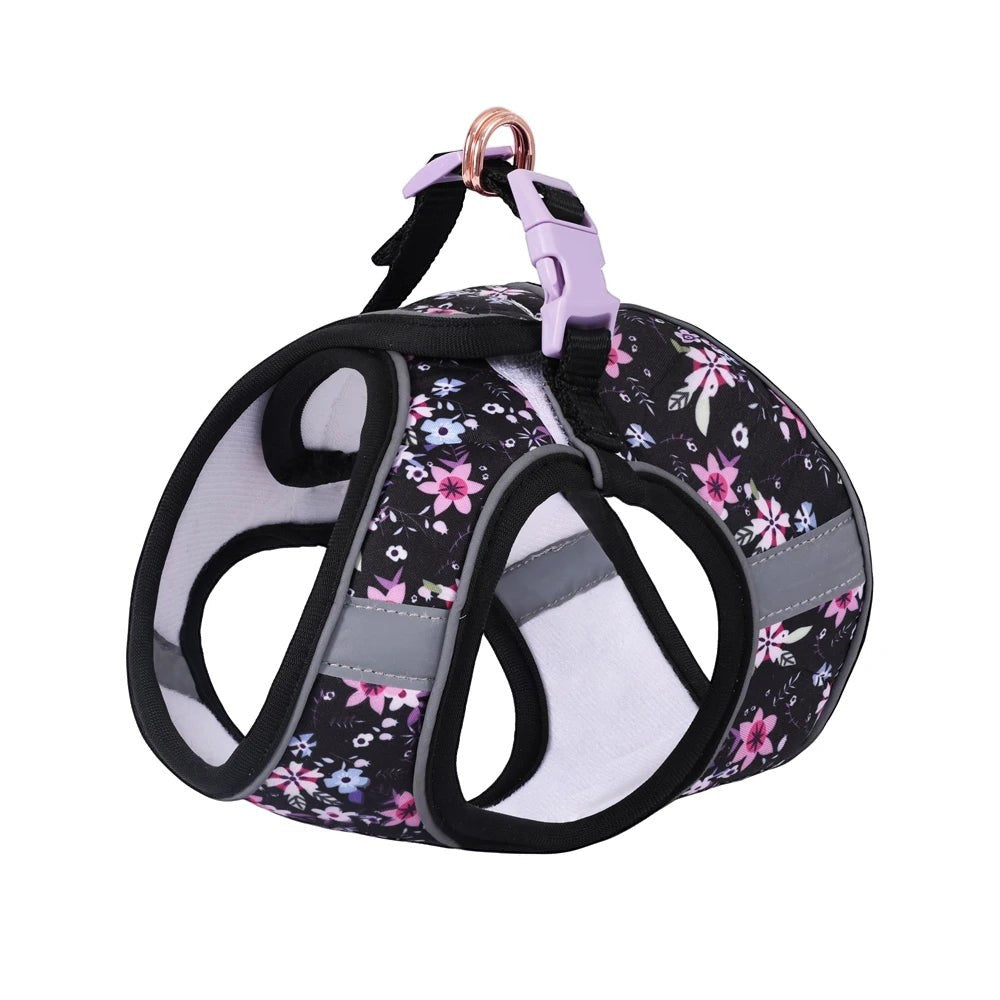 Mincy Pets Soft Adjustable Dog & Cat Vest Harness Set product photo.