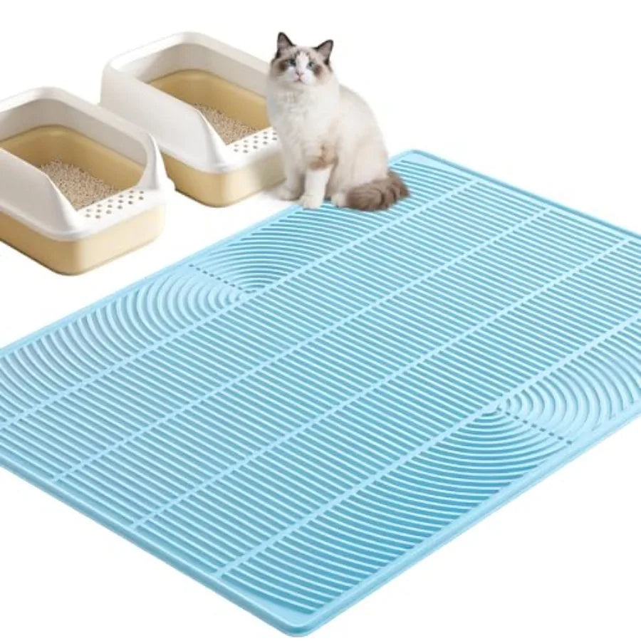 Mincy Pets XXL Silicone Cat Litter Trapping Mat Waterproof product photo.