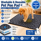 Dog Pee Pad Reusable Washable Waterproof Absorbent Urine Mat Covers Car Seat Floor Sofa Puppy Cat Training Diaper Pet Supplies