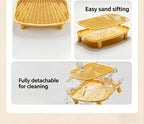 Cat litter pad anti-splash cat pad double-layer cat litter sand control pad cat toilet sand control table cat litter basin