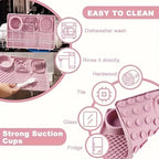 Pet Lick Feeding Mat Silicone Suction Anti Slip Slow Feeder Dog Cat Bath Daily Use Placemat