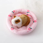 Circular Hamster Bed Comfortable Sleep Mat Pad for Hedgehog Squirrel Mice Rats Guinea Pig Chinchilla Small Animal Soft Cushion