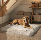 Mincy Pets Plush Dog Bed: Waterproof-Lined Foam Mat product photo.