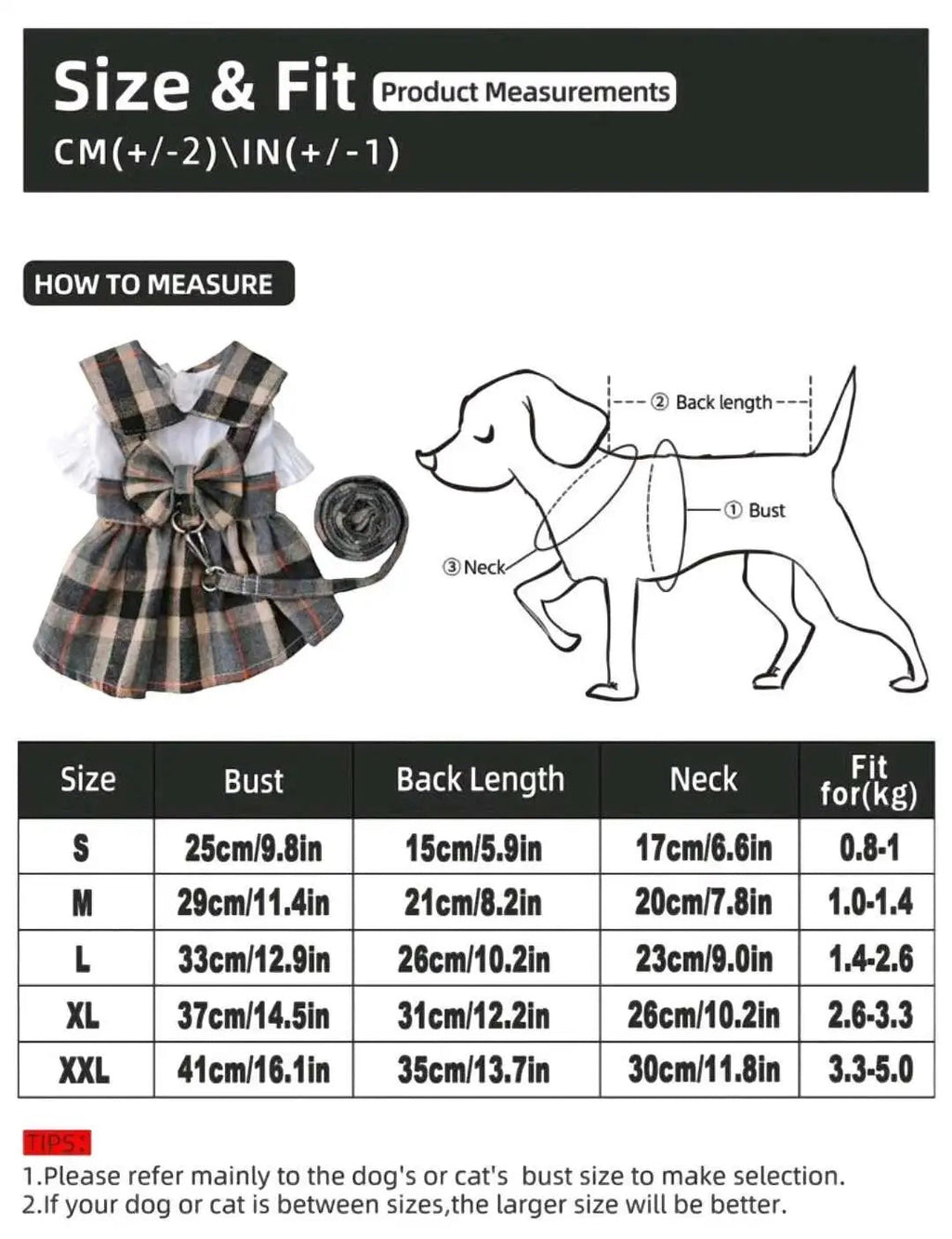 Plaid Bow Dress