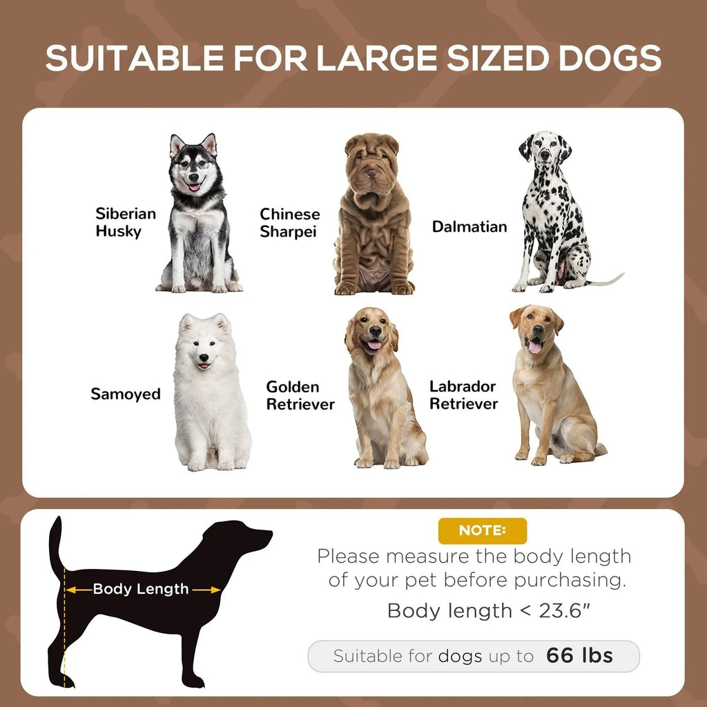 Elevated Dog Cot with UV Canopy