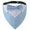 Sucado Bow Tie Dog Collar Tuxedo Bandana Adjustable Formal Puppy Triangle Neck Wear for Wedding Birthday Dress-up Cosplay Party