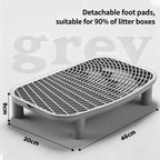 Cat litter pad anti-splash cat pad double-layer cat litter sand control pad cat toilet sand control table cat litter basin