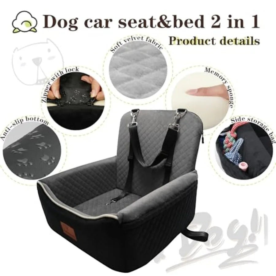 Small Dog Car Seat Bed