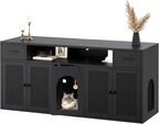 Charcoal Litter Cabinet