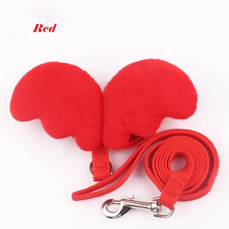 Mincy Pets Angel Wing Rabbit & Cat Harness with Leash product photo.