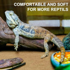 4 Pcs Reptile Carpet Pet Terrarium Floor Liners Bedding Substrate Liner Supplies Reptile Cage Mat Tank Accessories for Lizard B