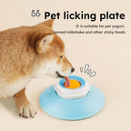 Dog Lick Ball Toy Slow Feeder for Dog Cat Liquid Food Calming Enrichment Toy for Bathing Grooming Anxiety Relief Lick Mat