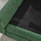 Olive Linen Dog Sofa Bed