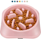 Pet Feeding Bowl Dog Single Capacity Slow Feeding Anti Gulping Puzzle Non Slip Silicone Indoor Daily Medium Small Puppy No Extra Accessories