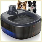 6L Cordless Dog Water Fountain, 5000mAh Battery Operated, Motion Sensor, Ultra Quiet Pump for Dogs & Cats
