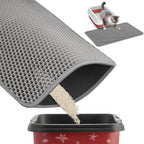 27' x 19' Cat Litter Mat - Ultra-Large Litter Box Mat with Double Layers, Urine-Proof and Non-Slip Litter Trapping Mat, Easy to