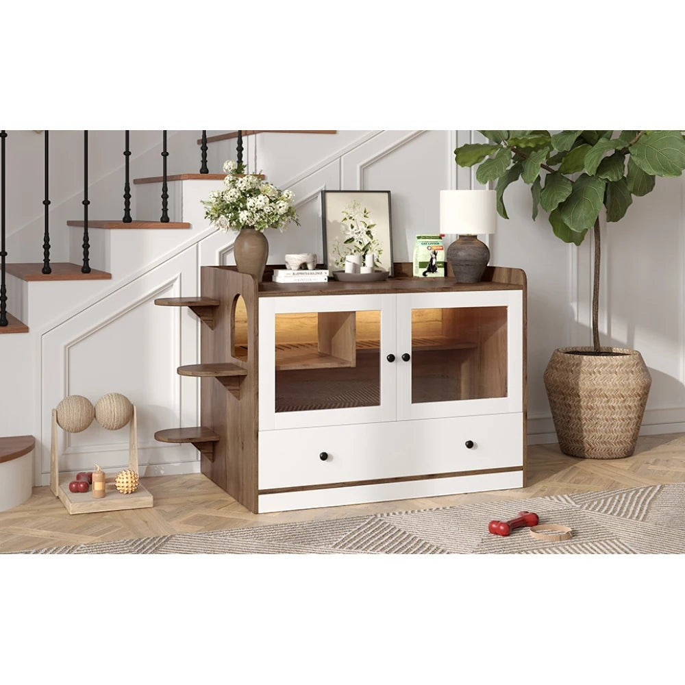 Stairway Litter Cabinet