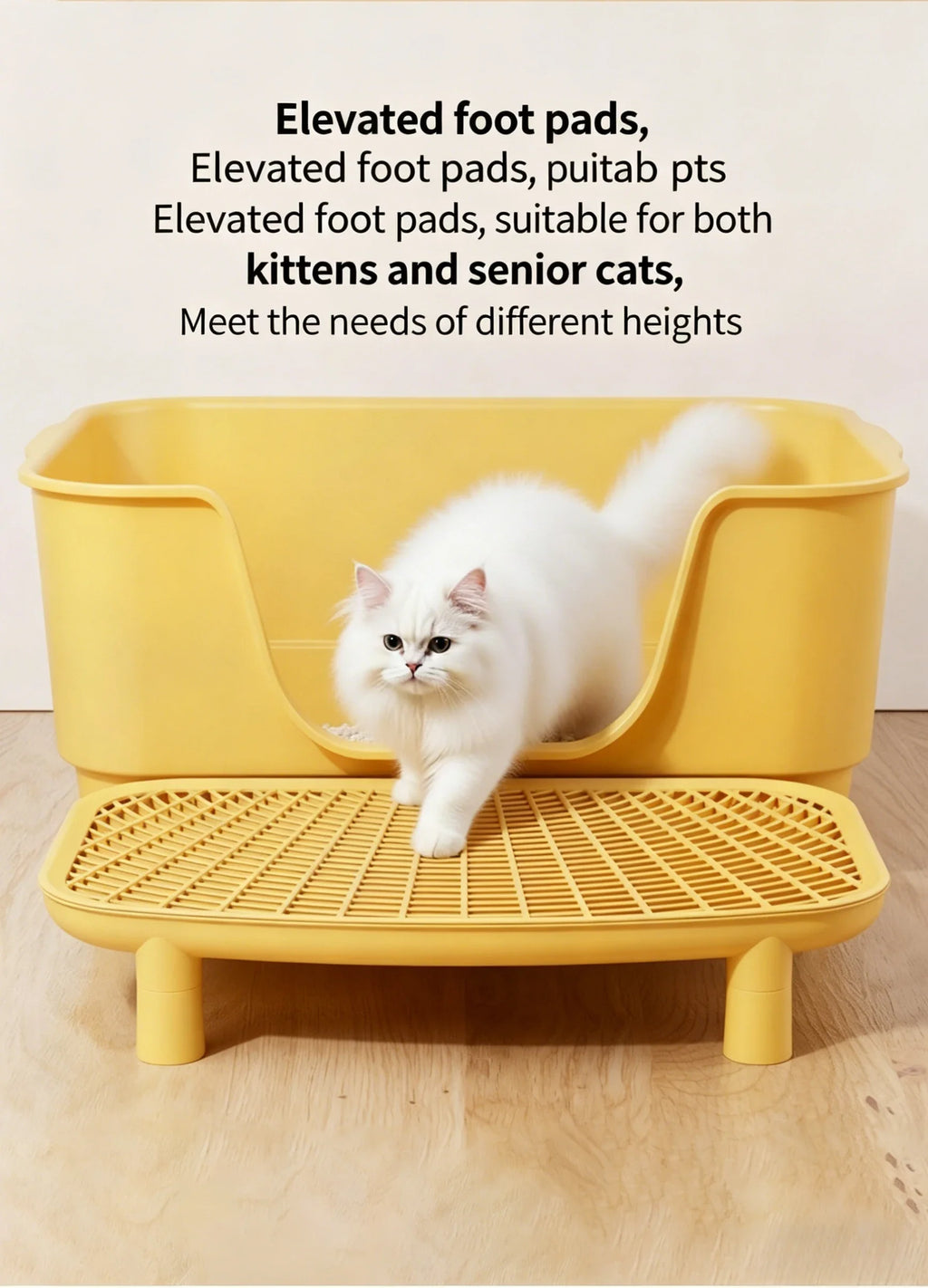 Cat litter pad anti-splash cat pad double-layer cat litter sand control pad cat toilet sand control table cat litter basin