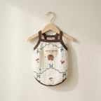 Pet Cotton Vest Summer Dog Cat Bear Print Breathable Light Cute Daily Chihuahua Pug York Teddy Girl Puppy T-shirt