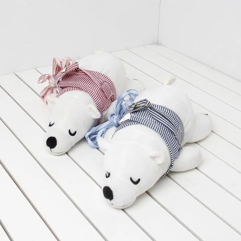 Floral Summer Pet Clothes with Harness & Leash Set Small Animal Outfit for Hamster Guinea Pig Squirrel Mice and Small Pets