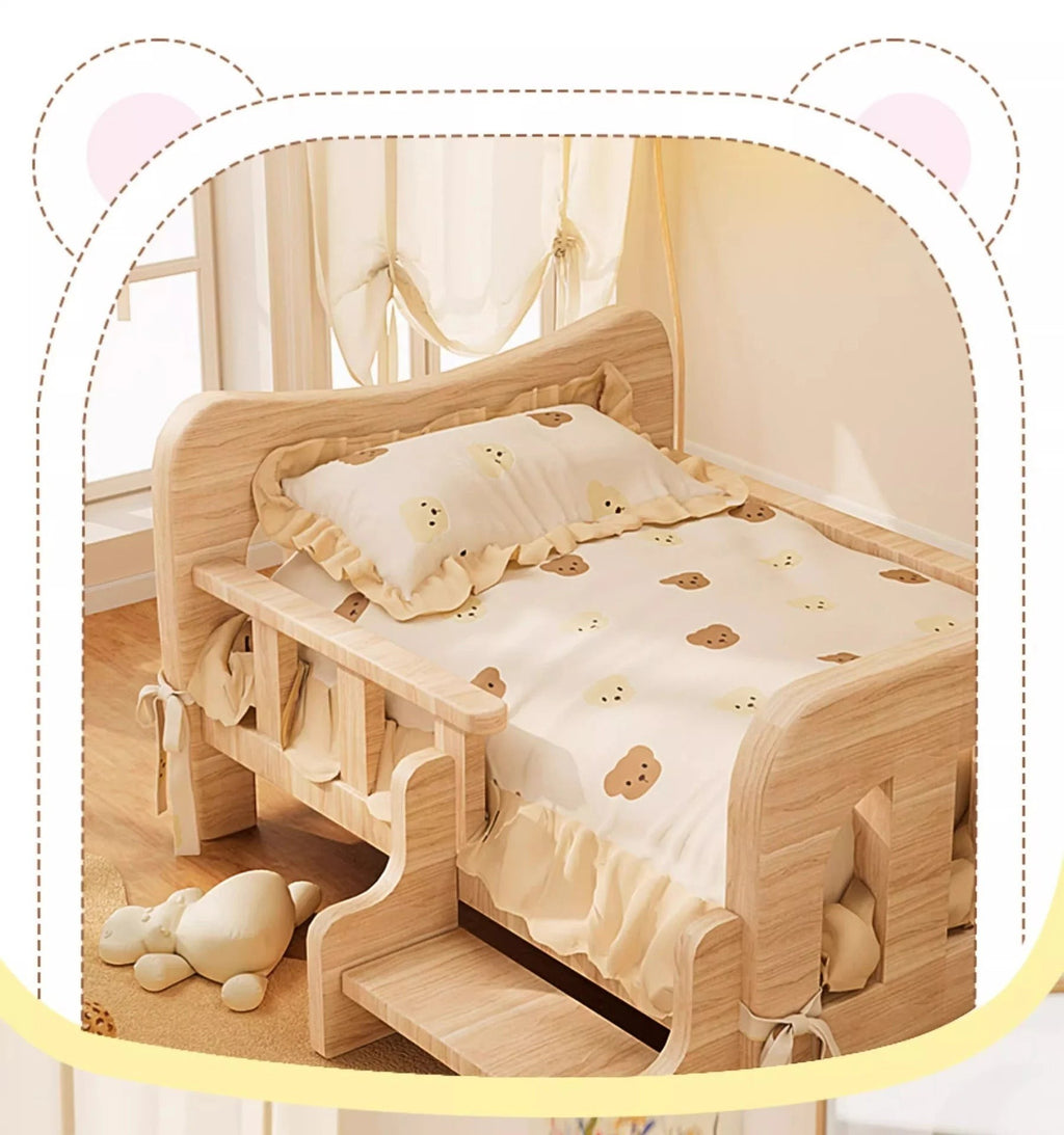 Solid Wood Elevated Dog Bed All Season Pet House for Small Medium Large Dogs Cats Raised Puppy Sleeping Pet Supplies Dog Bed