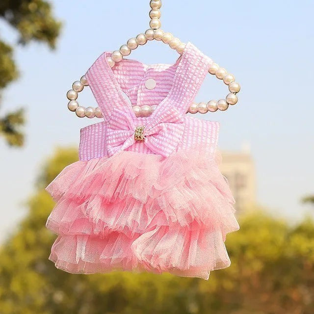 Lace Stripe Sundress
