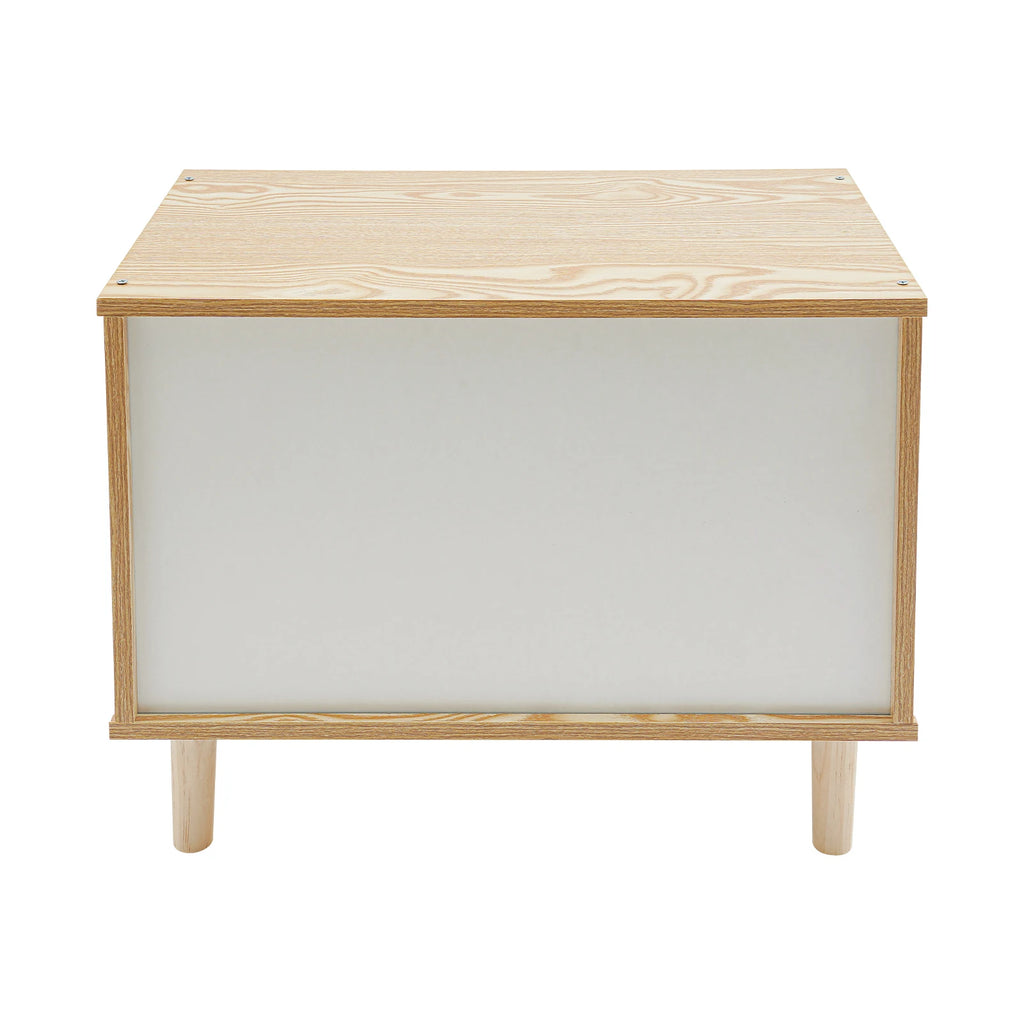 Marlowe Mid-Century Cat House — Solid Wood TV-Stand Silhouette