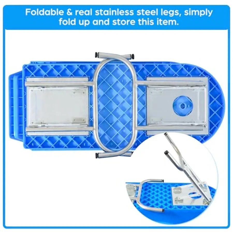 45" Pet Grooming Bathtub Dog Wash Station Heavy Duty Bathing Tub Bathtub and Stairs Combo