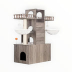 Mincy Pets Hideaway Tower & Litter Cabinet product photo.