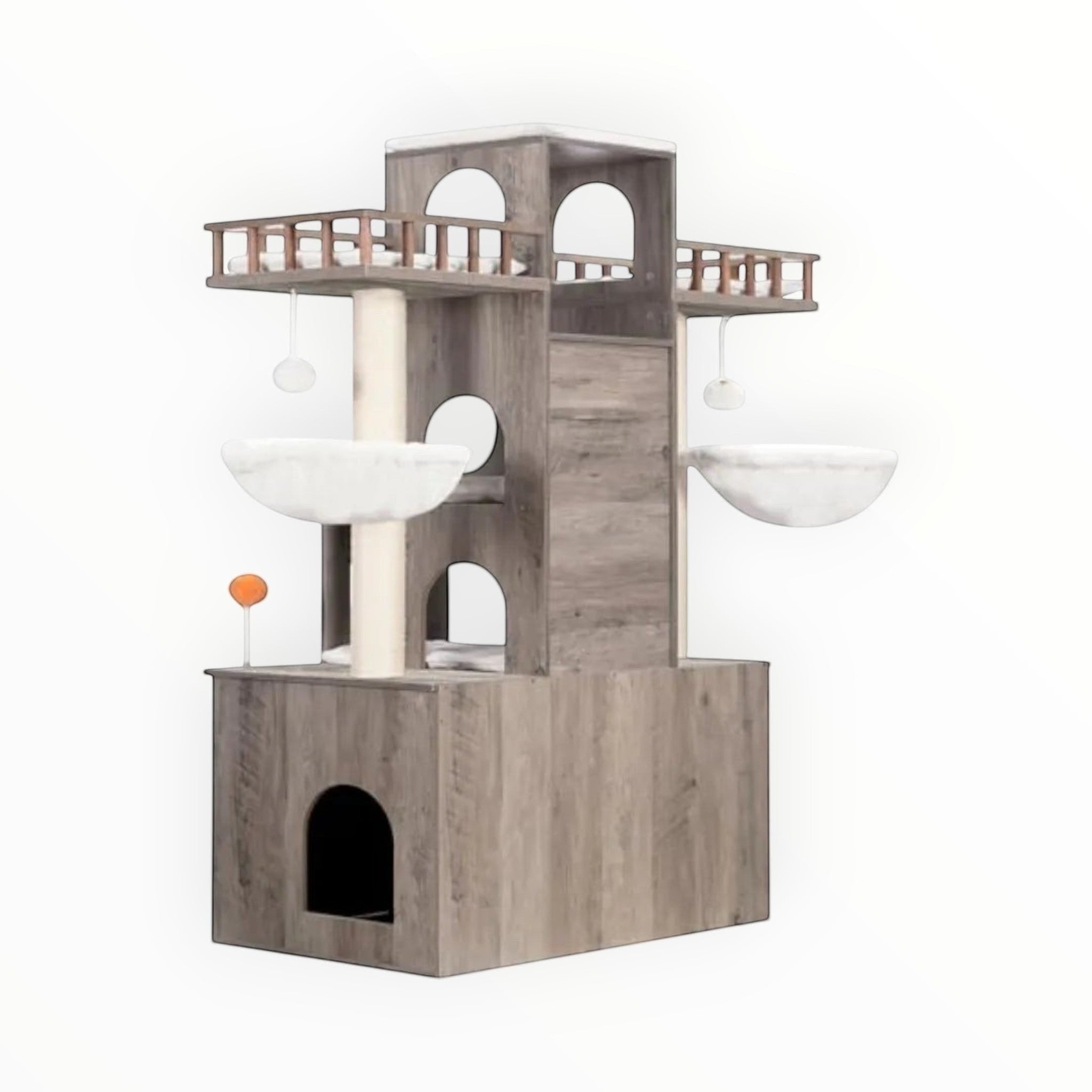 Hideaway Tower & Litter Cabinet