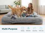 Human-Sized Faux Fur Dog Bed