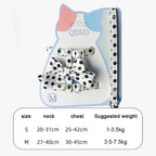 Stylish Polka Dot Pet Bow Harness & Leash Set Cute Puppy Kitten Small Dog Cat Vest Secure Adjustable Walking Cute Bow Collar