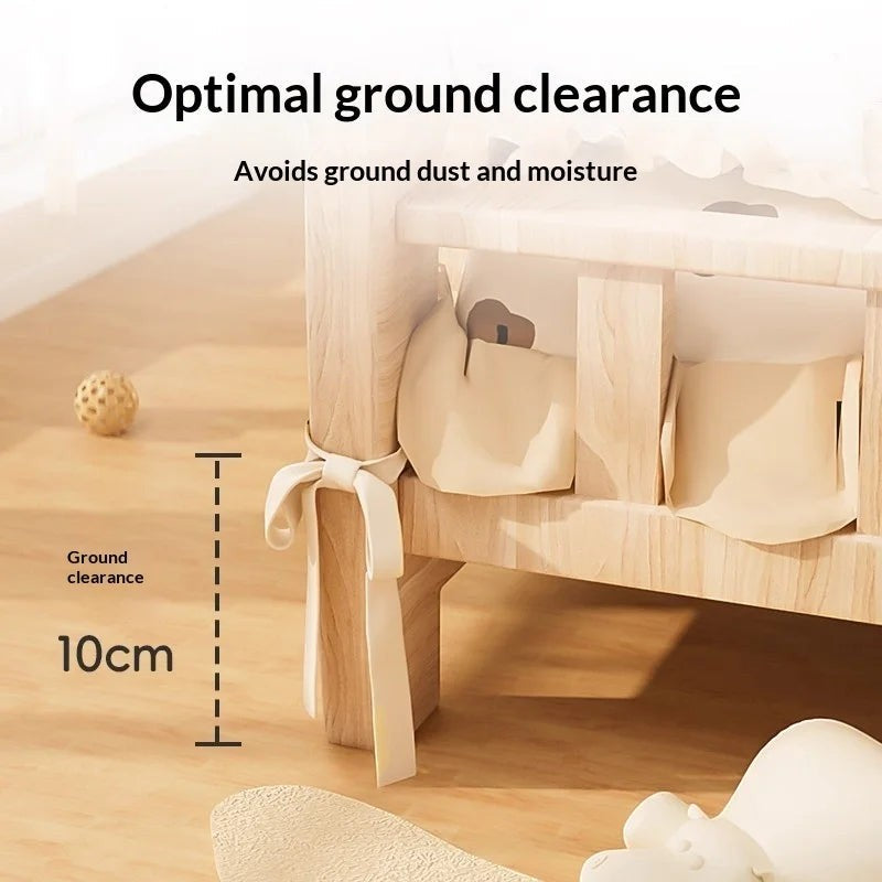Solid Wood Elevated Dog Bed All Season Pet House for Small Medium Large Dogs Cats Raised Puppy Sleeping Pet Supplies Dog Bed