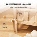 Solid Wood Elevated Dog Bed All Season Pet House for Small Medium Large Dogs Cats Raised Puppy Sleeping Pet Supplies Dog Bed