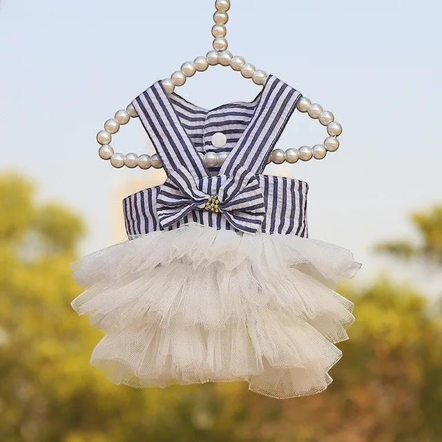 Lace Stripe Sundress