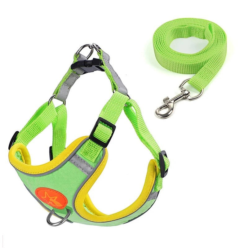 Mincy Pets Reflective Mesh Dog Harness product photo.