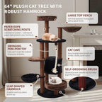 Mincy Pets Grand Manor Cat Tower product photo.