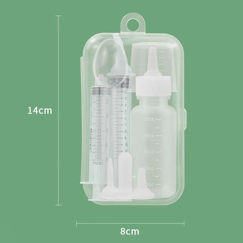 Pet Feeding Device Set Cat Dog Care Bottle Syringe Suit Newborn Kitten Feed Device with Feeding Bottle Puppy Medication Device
